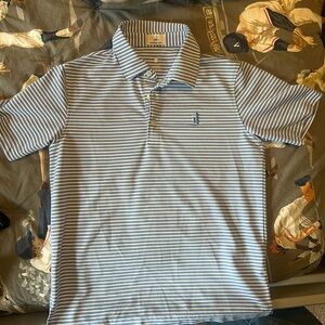Boys Johnnie-O Striped Polo Size 10